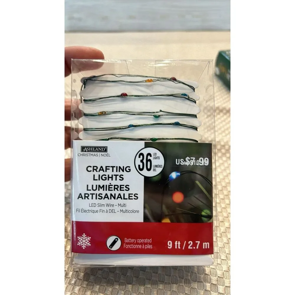Lot of 3 All new Mini Christmas Lights